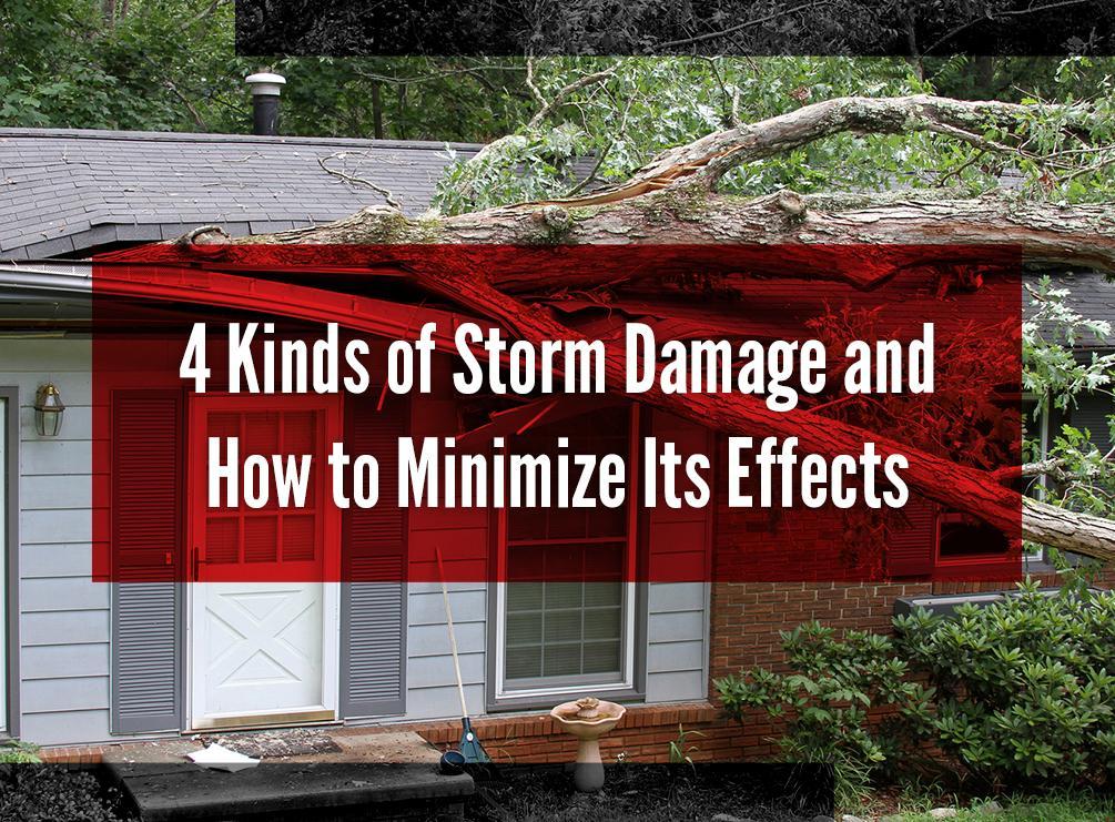 4 Kinds of Storm Damage and How to Minimize Its Effects